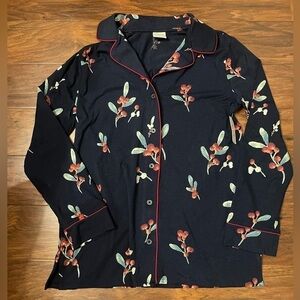 NWT Soma Long Sleeve Pajama Top Size S